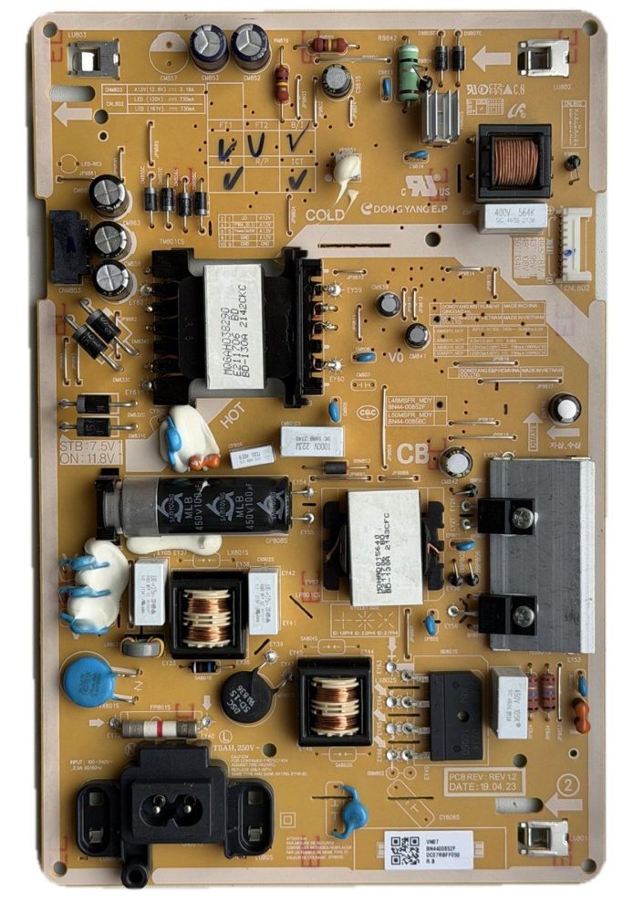 Блок живлення Samsung BN44-00852F (L48MSFR_MDY / L50MSFR_MDY) для LED телевізорів 48–50"