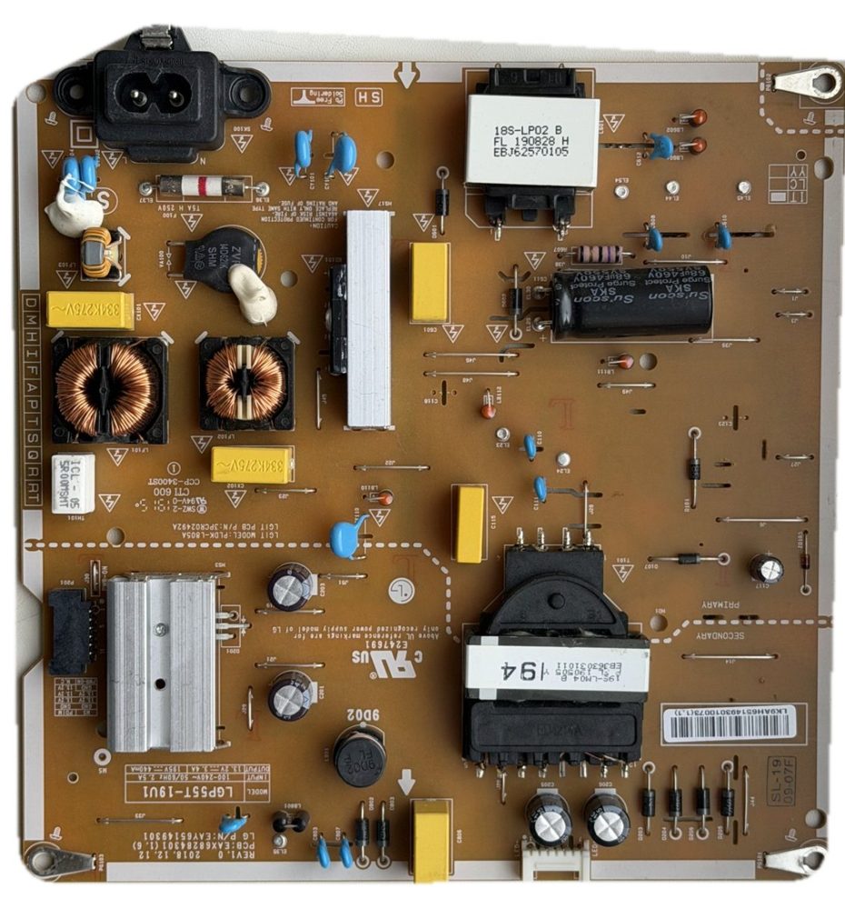 Блок живлення LG EAX68284301 (LGP55T-19U1) для LED телевізорів 55"
