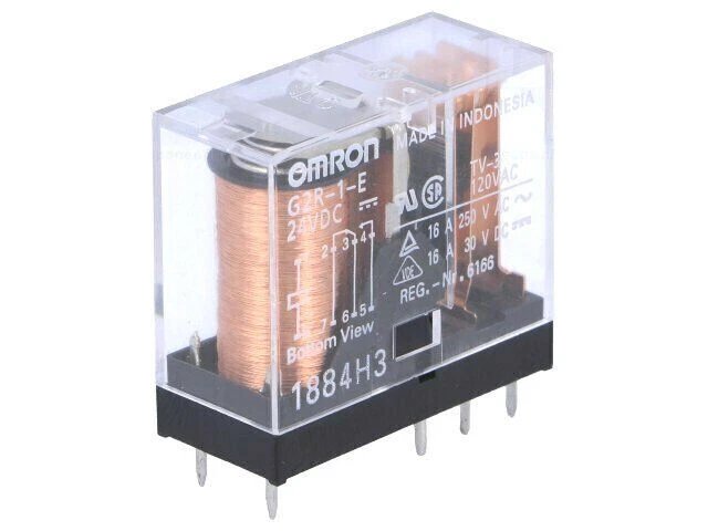Реле G2R-1-E DC24, 24 В, 16 А 250 В AC, 1C