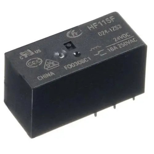Реле HF115F/024-1ZS3, 24 В, 16 А 250 В AC, 1C