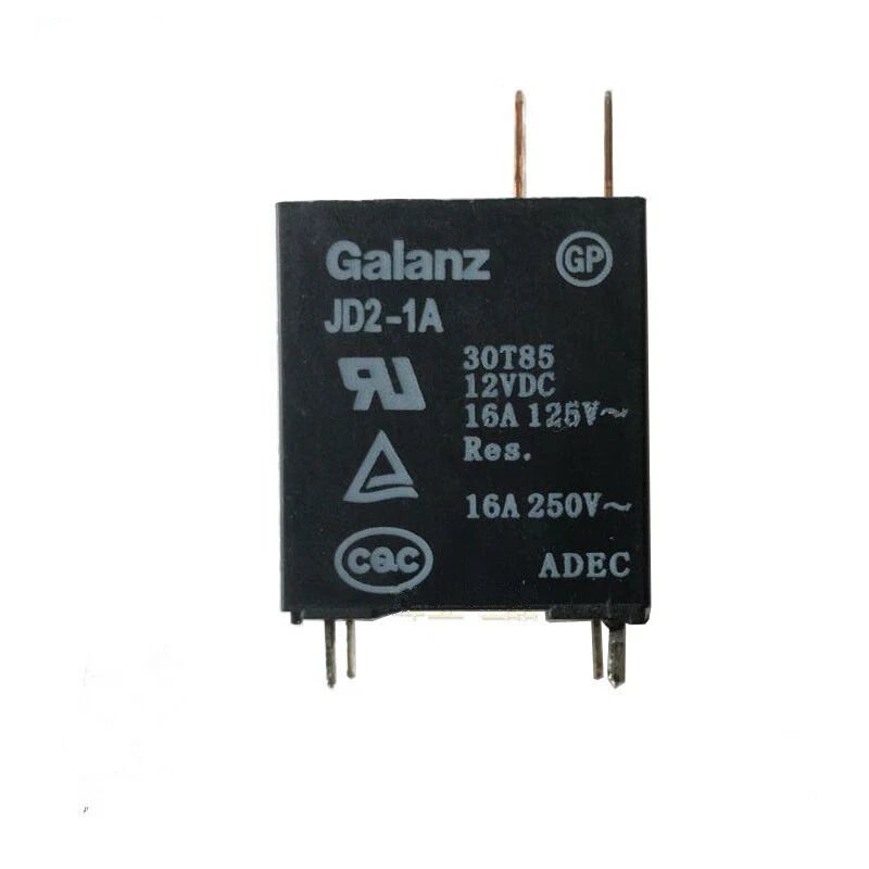 Реле JD2-1A 12V, 12 В, 16 А 250 В AC, 1A