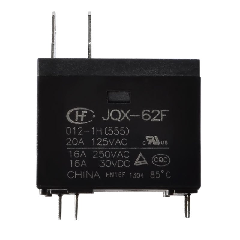 Реле JQX-62F/012-1H, 12 В, 20 А 125 В AC, 1A