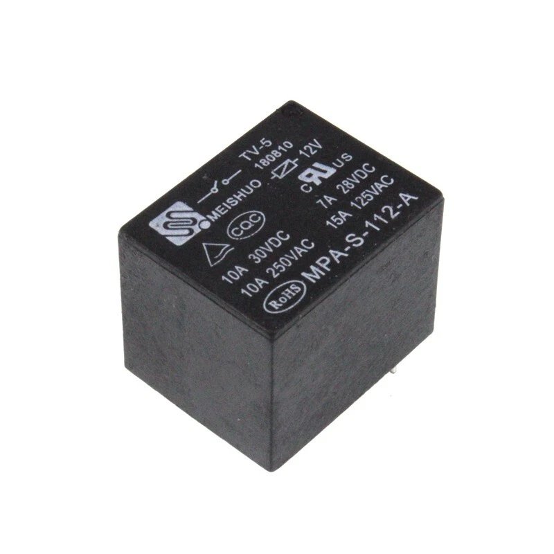 Реле MPA-S-112-C, 12 В, 10 А 250 В AC, 1C