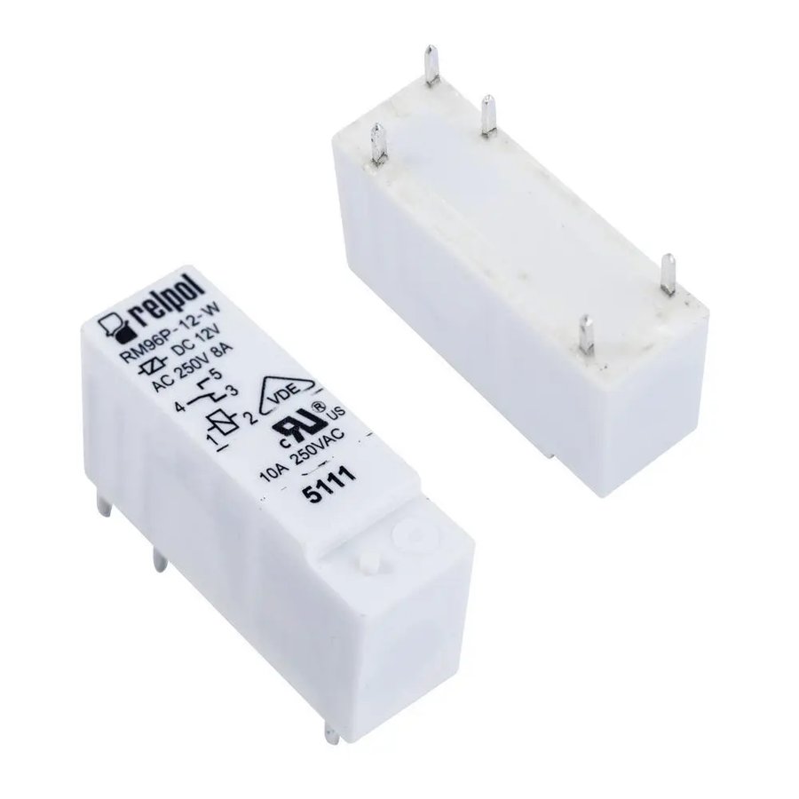 Реле RM96P-12-W, 12 В, 8 А, 1C