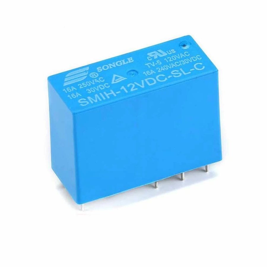 Реле SMIH-12VDC-SL-C, 12 В, 16 А 250 В AC, 1C
