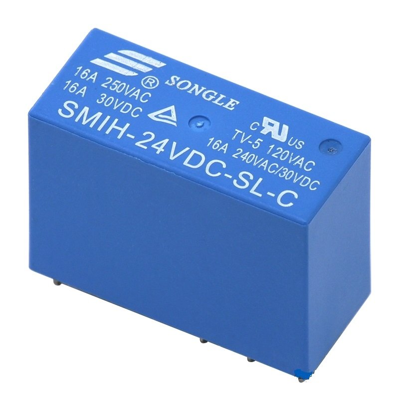 Реле SMIH-24VDC-SL-C, 24 В, 16 А 250 В AC, 1C