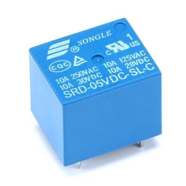 Реле SRD-05VDC-SL-C, 5 В, 10 А 250 В AC, 1C